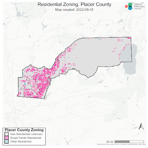 Sacramento Region Zoning Maps Othering And Belonging Institute 